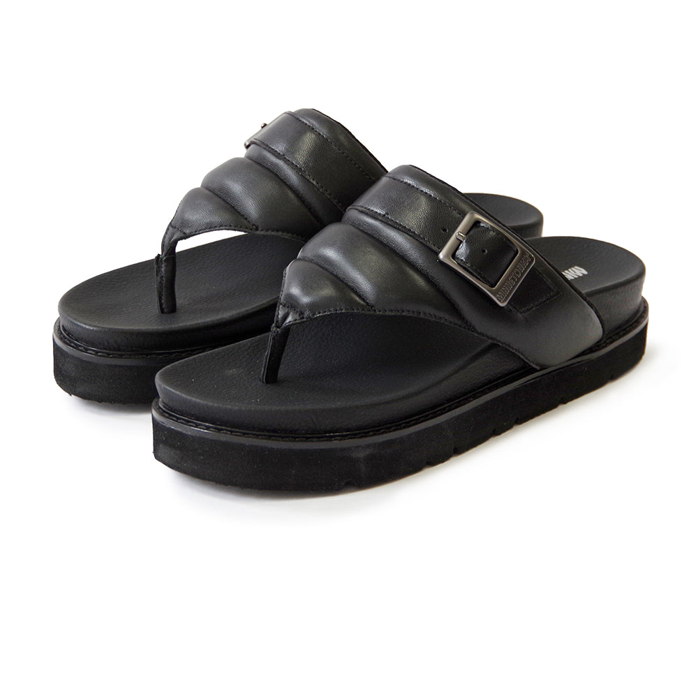 プラットフォームパフィトングサンダル 【25M03】BLACK – MINNETONKA