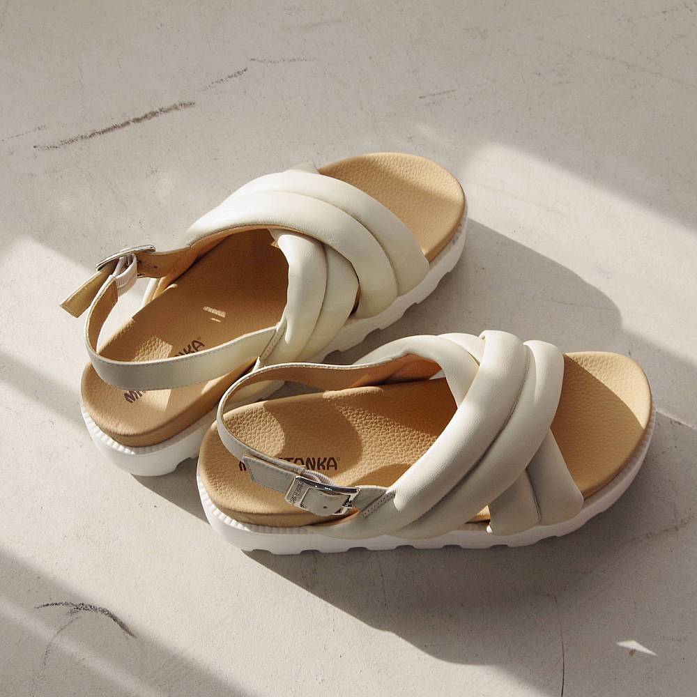 クロスベルトパデッドサンダル【23M03】BEIGE
