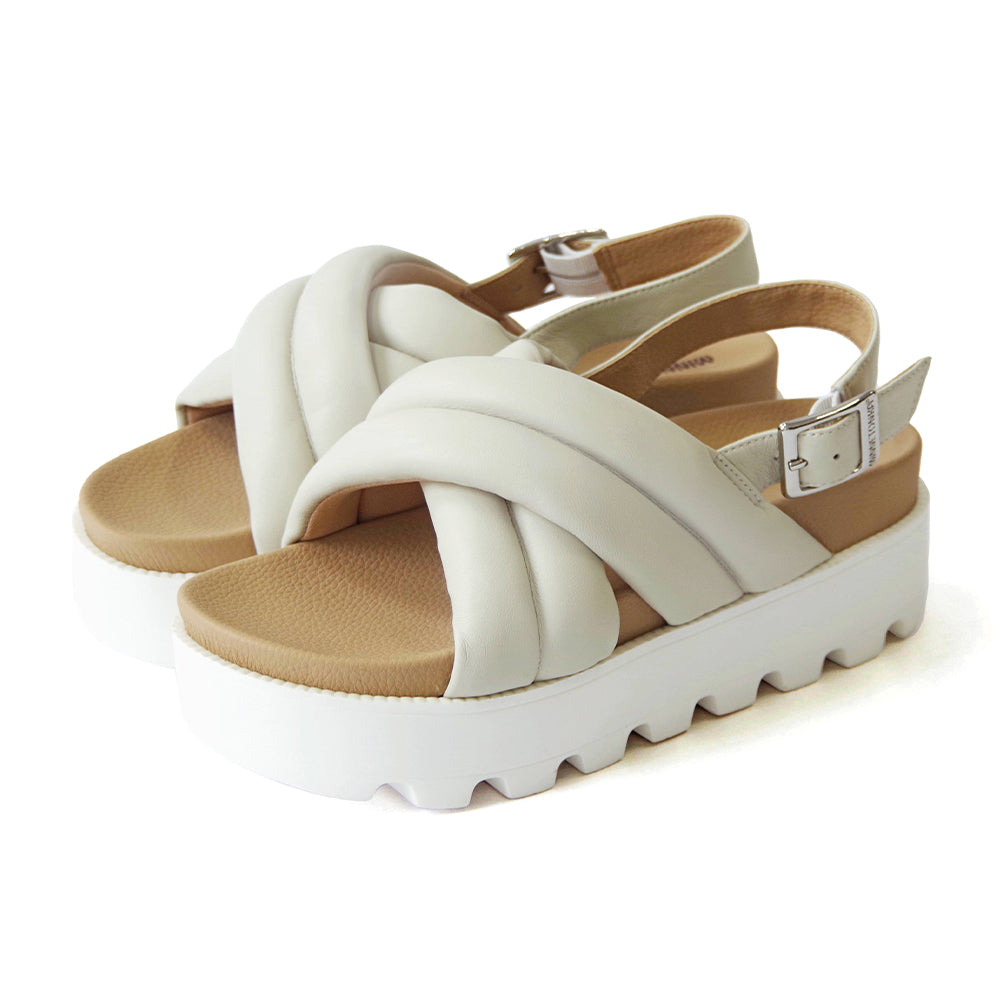 【美品】off-white パデットサンダル 43 (27.5cm相当) クロスパデットサンダル | titivate