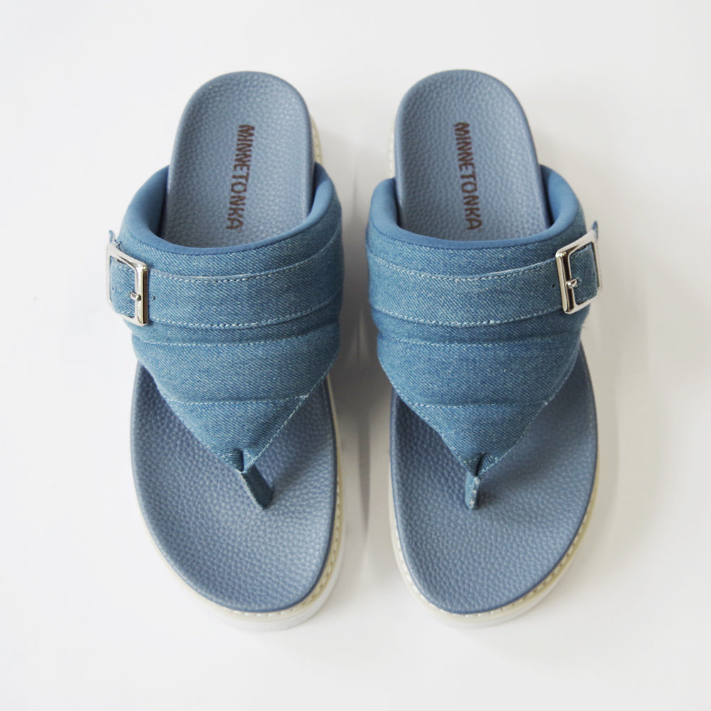 プラットフォームパフィトングサンダル 【25M03】BLACK – MINNETONKA プラットフォームパフィトングサンダル 【25M03】BLACK – MINNETONKA
