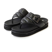 プラットフォームパフィトングサンダル 【25M03】BLACK