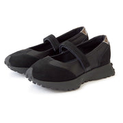 ローファースニーカー【25M06】BLACK BLACK
