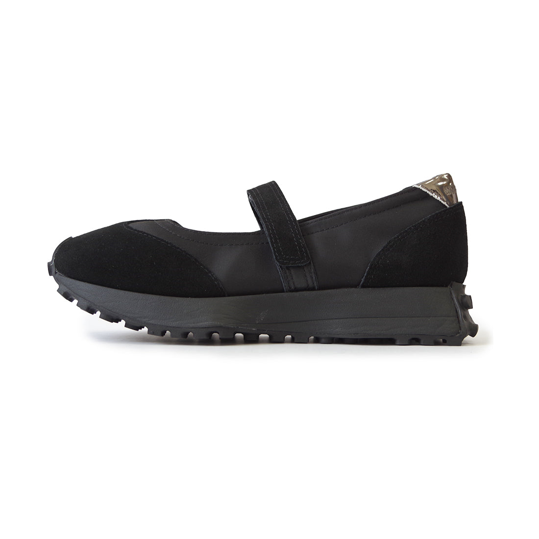 ローファースニーカー【25M06】BLACK BLACK