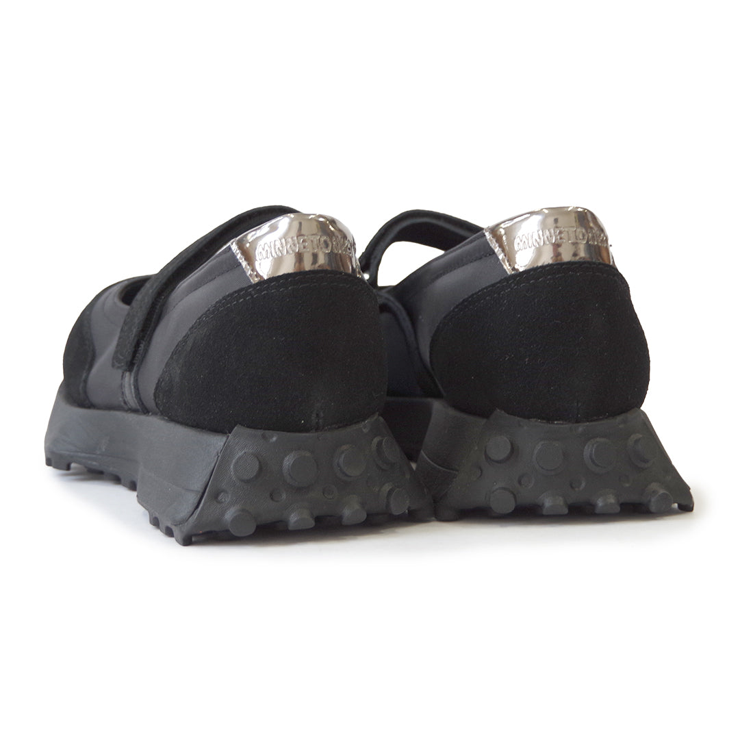 ローファースニーカー【25M06】BLACK BLACK