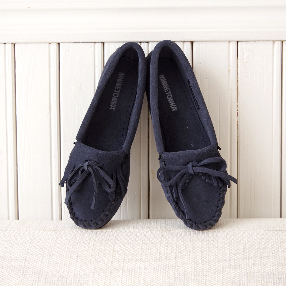 キルティ スエードモカシン【KILTY SUEDEMOC】NAVY