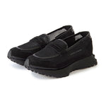 ローファースニーカー【26M02】BLACK