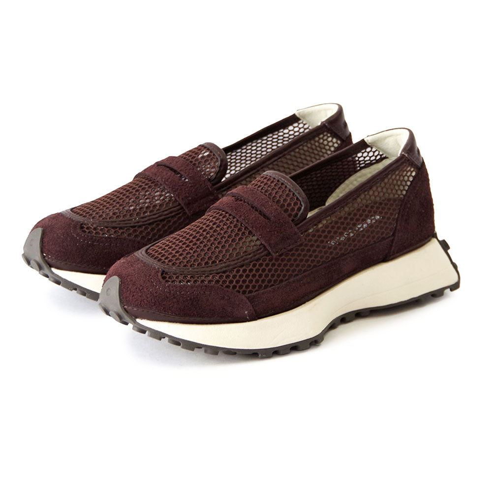 ローファースニーカー【26M02】COFFEE