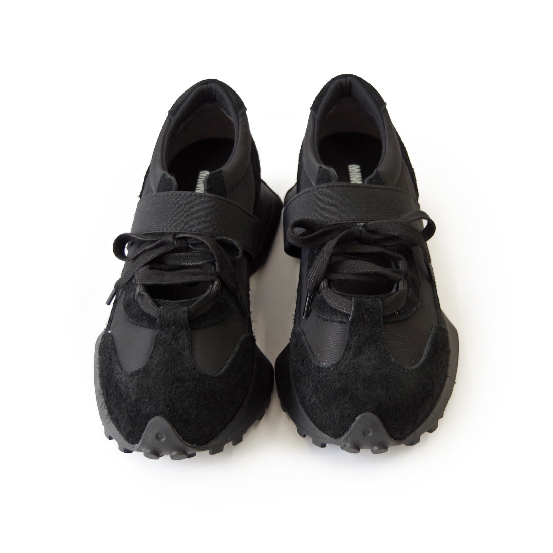 レースアップベルトスニーカー【26M06】BLACK