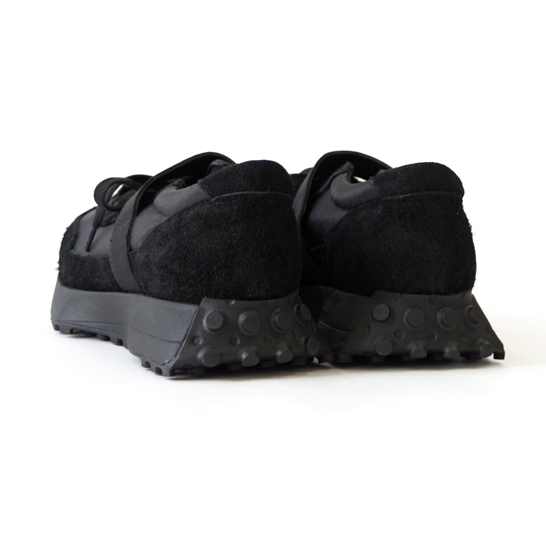 レースアップベルトスニーカー【26M06】BLACK