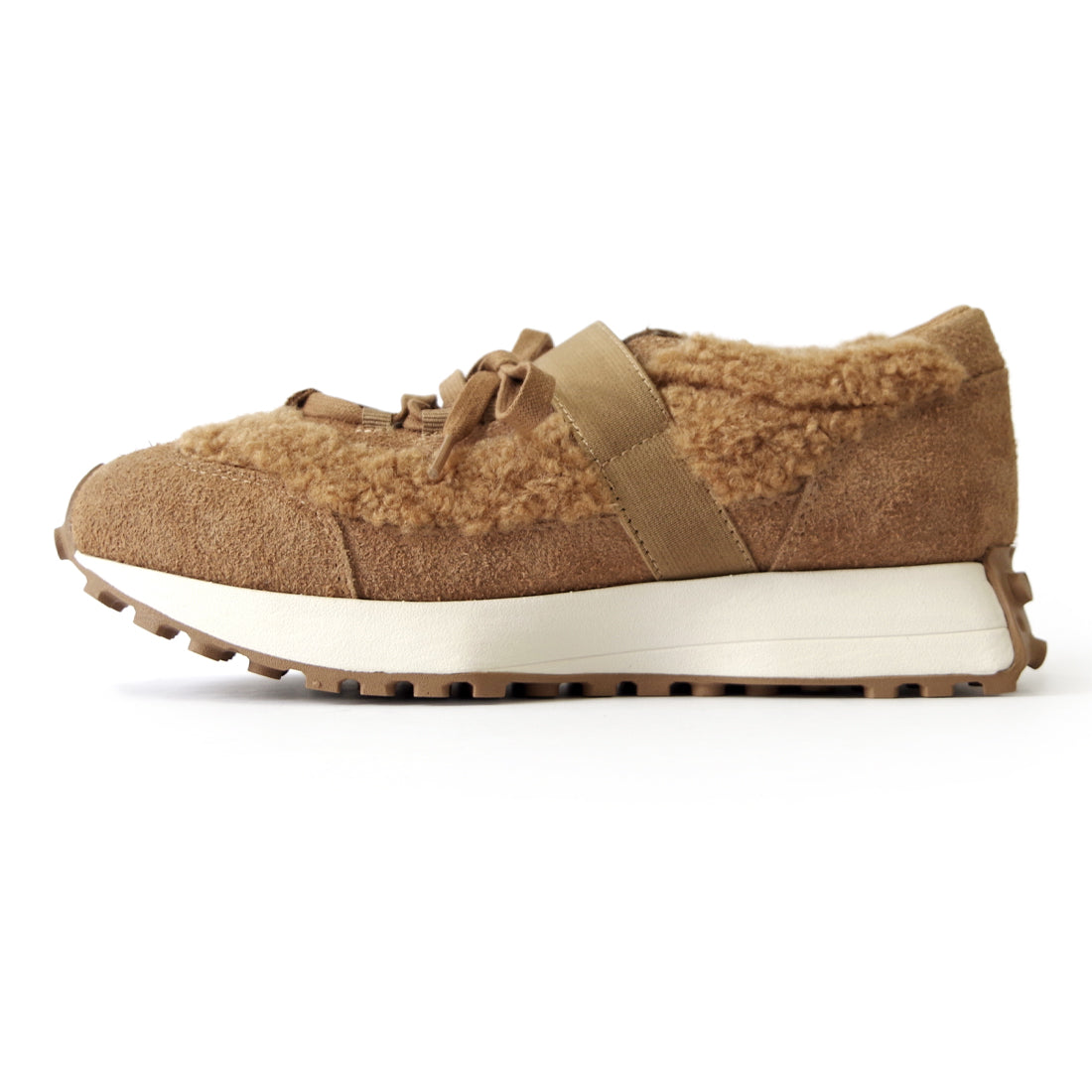 レースアップベルトスニーカー【26M06】GREY BEIGE
