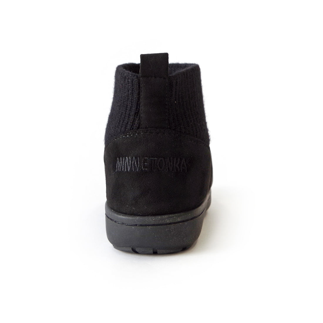 リブニットアンクルブーツ 【RIB KNIT ANKLE BOOTS】 BLACK