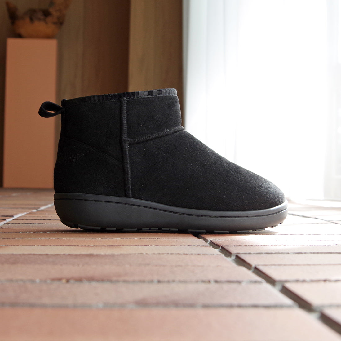 アンクルスリッパーブーツ 【ANKLE SLIPPER BOOTS】 BLACK