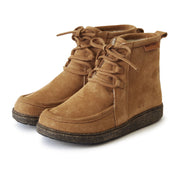 ボアつきレースアップブーツ【26M12】CAMEL
