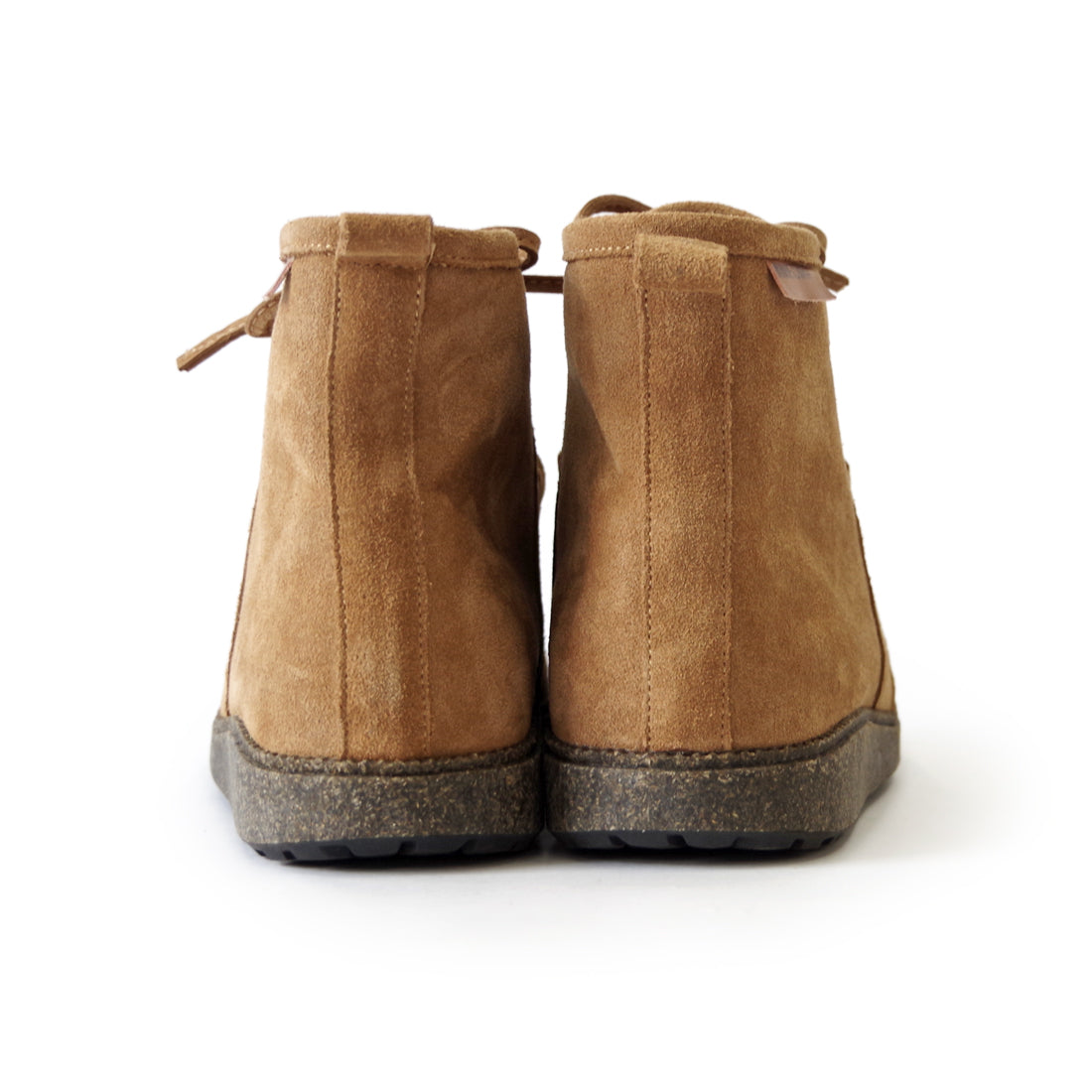 ボアつきレースアップブーツ【26M12】CAMEL