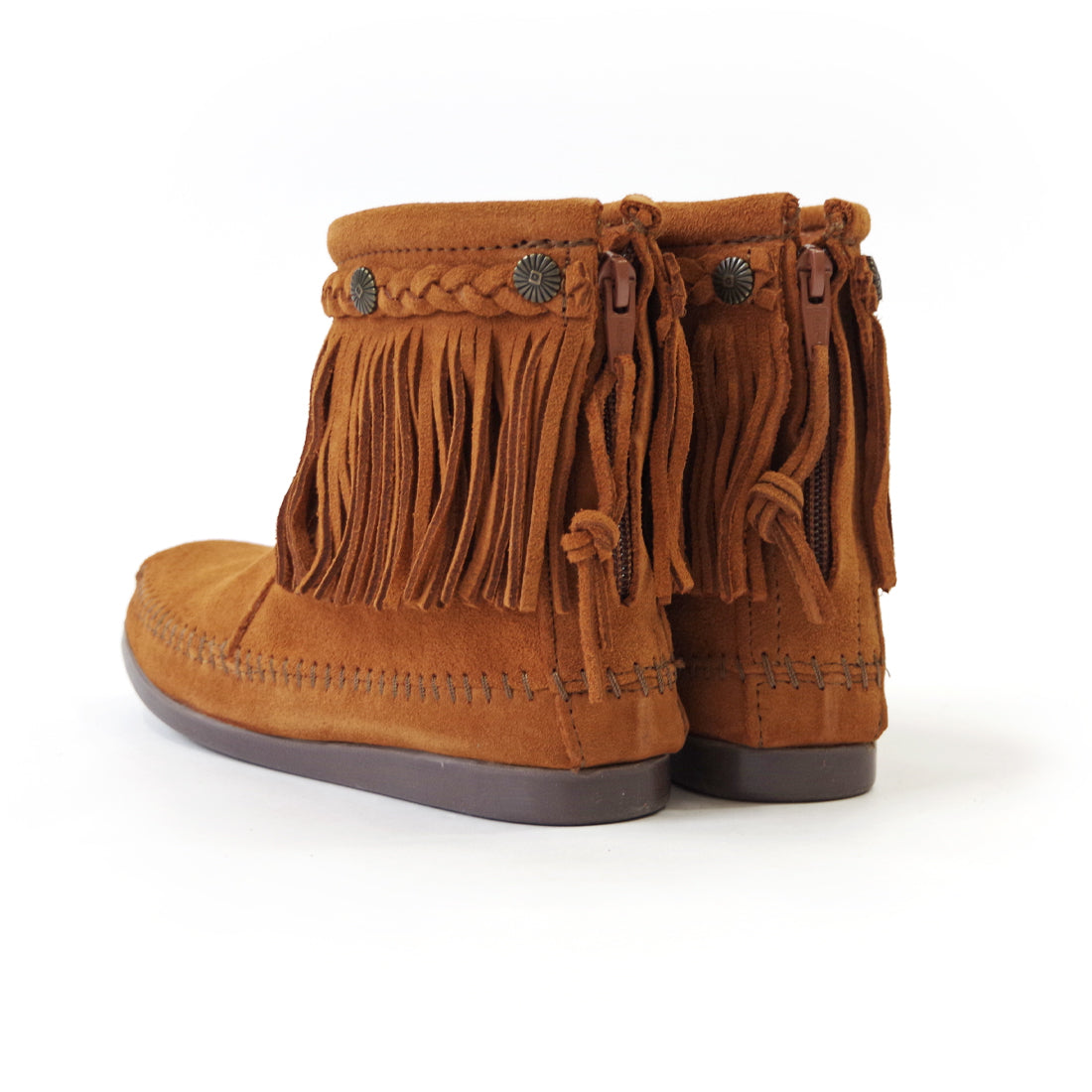 ハイ トップ バックジップブーツ【HI TOP BACK ZIP BOOT】BROWN