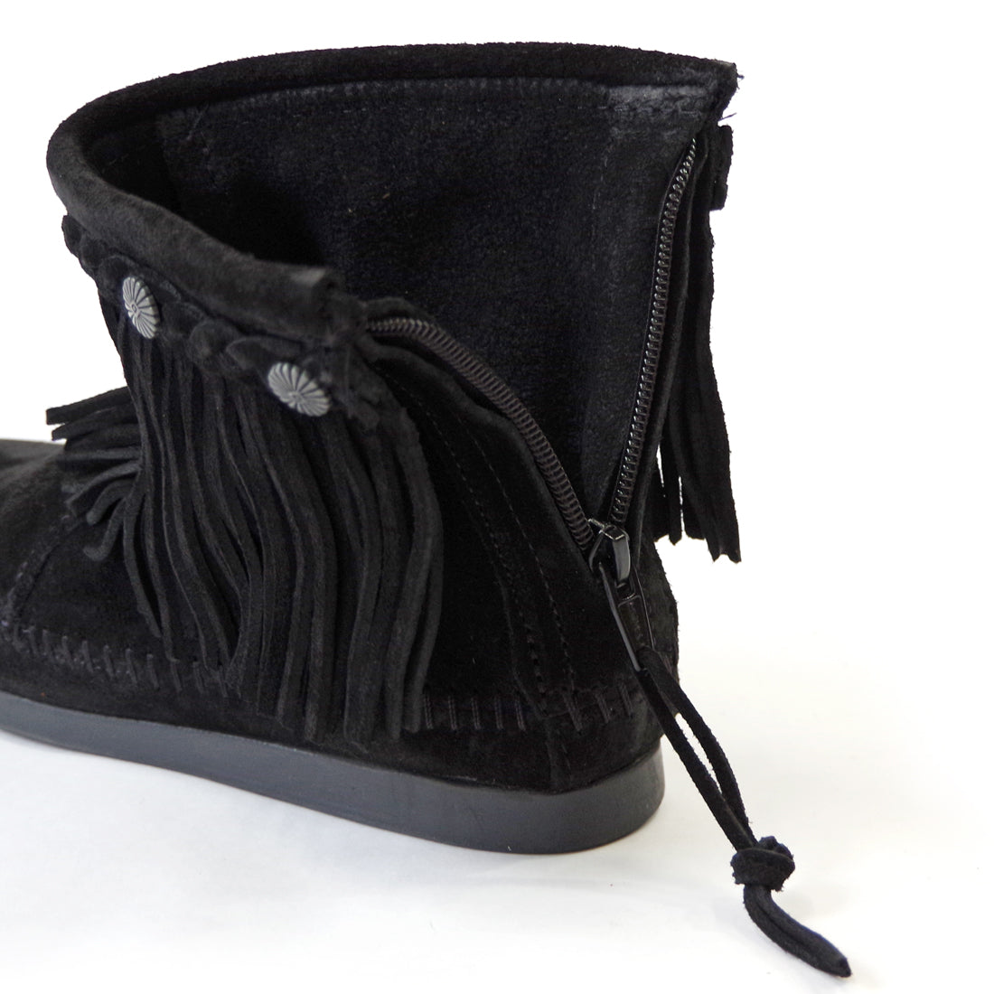 ハイ トップ バックジップブーツ【HI TOP BACK ZIP BOOT】BLACK