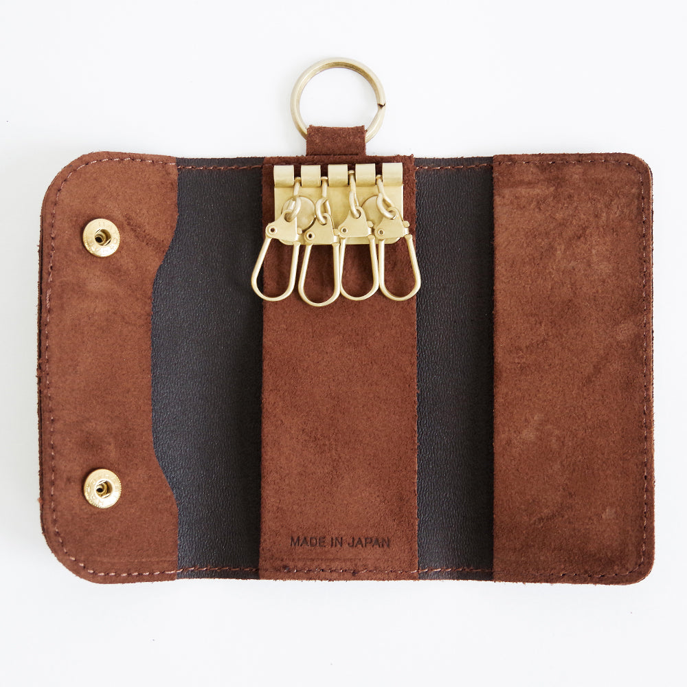 4連リングキーケース【4 RINGS KEY CASE】 BLACK