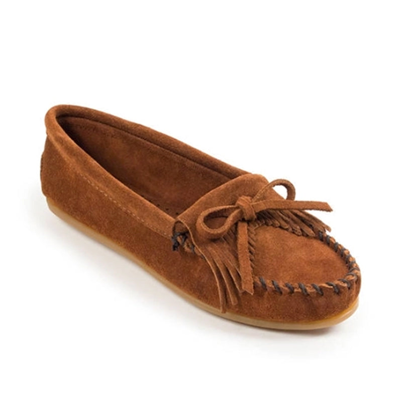 新品　ミネトンカ　モカシン　KILTY ブラウン　7インチ　24cm ミネトンカ MINNETONKA モカシンシューズ kilty-402-br（BROWN