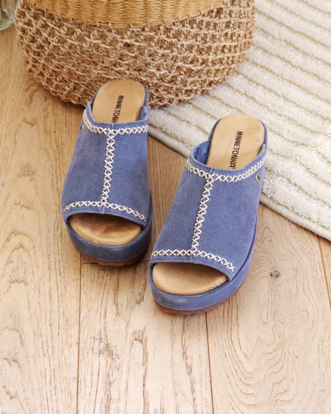 ペイズリー 厚底サンダル【PAISLEE】VINTAGE BLUE