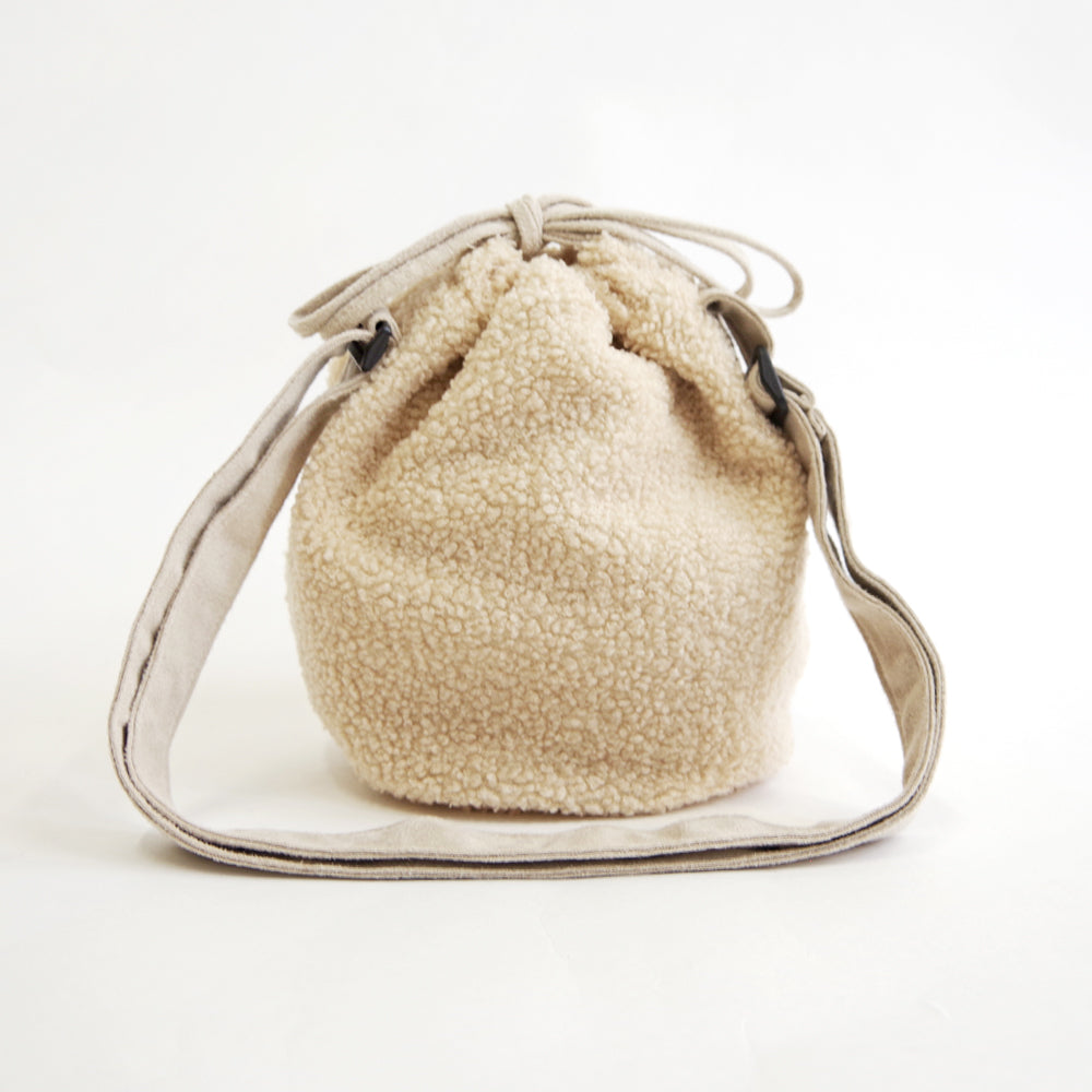 巾着バッグ【PURSE BOA BAG】 IVORY