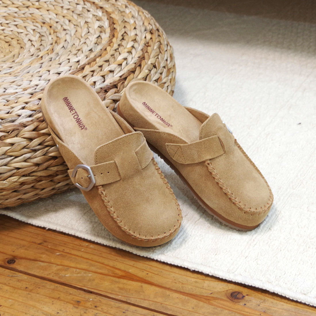 クロッグシューズ【BUCKLE CLOG】CINNAMON