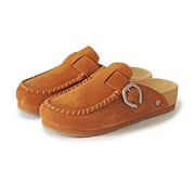 クロッグシューズ【BUCKLE CLOG】BROWN