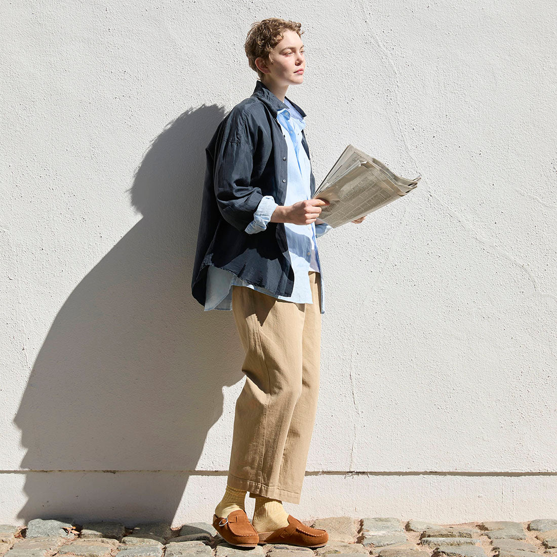 クロッグシューズ【BUCKLE CLOG】BROWN