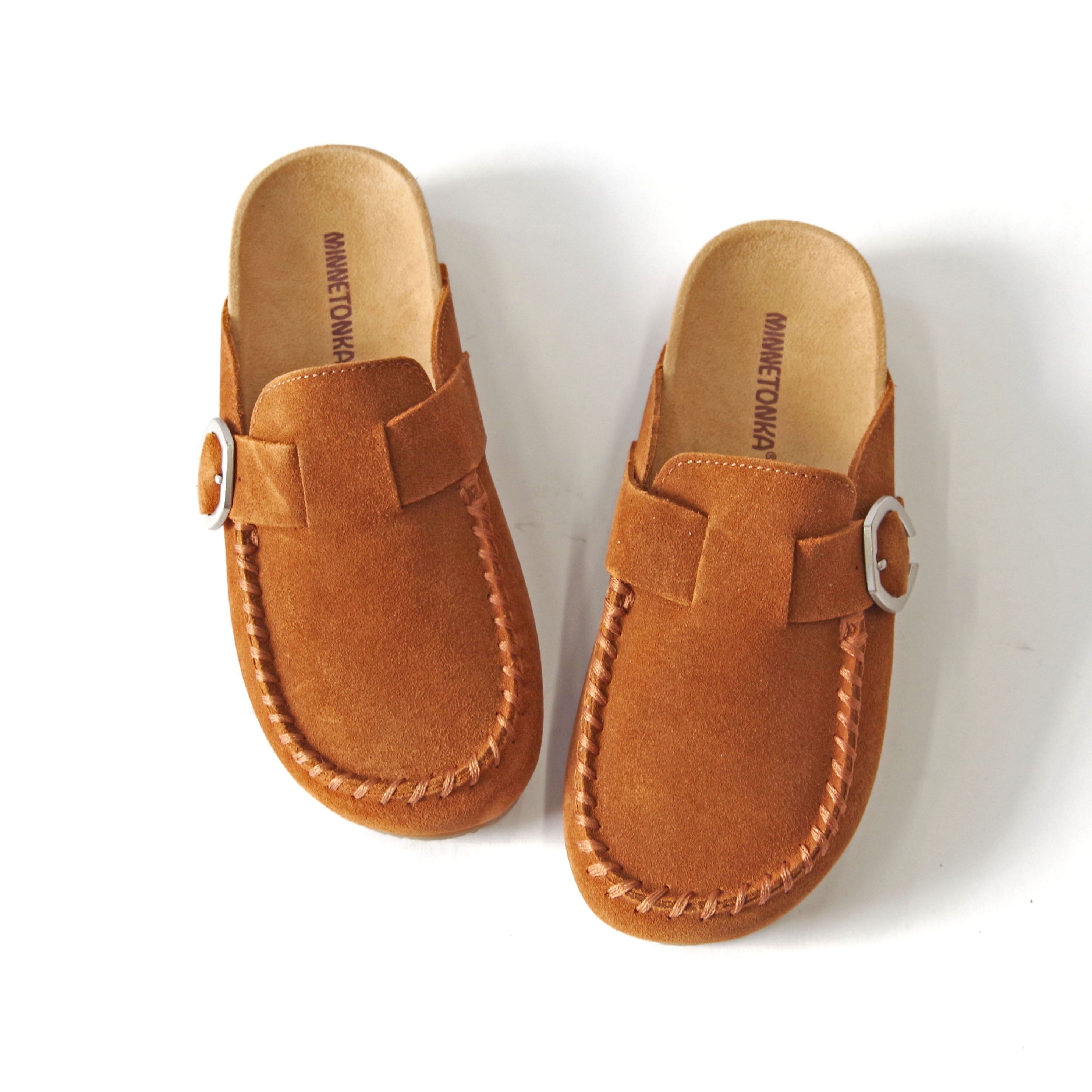 クロッグシューズ【BUCKLE CLOG】BROWN