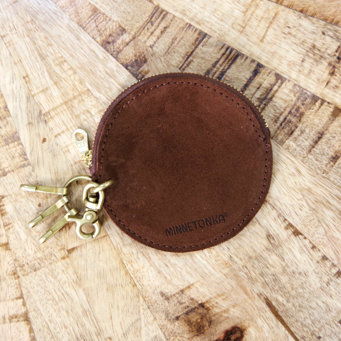 サークルコインケース【CIRCLE COIN CASE】 DARK BROWN