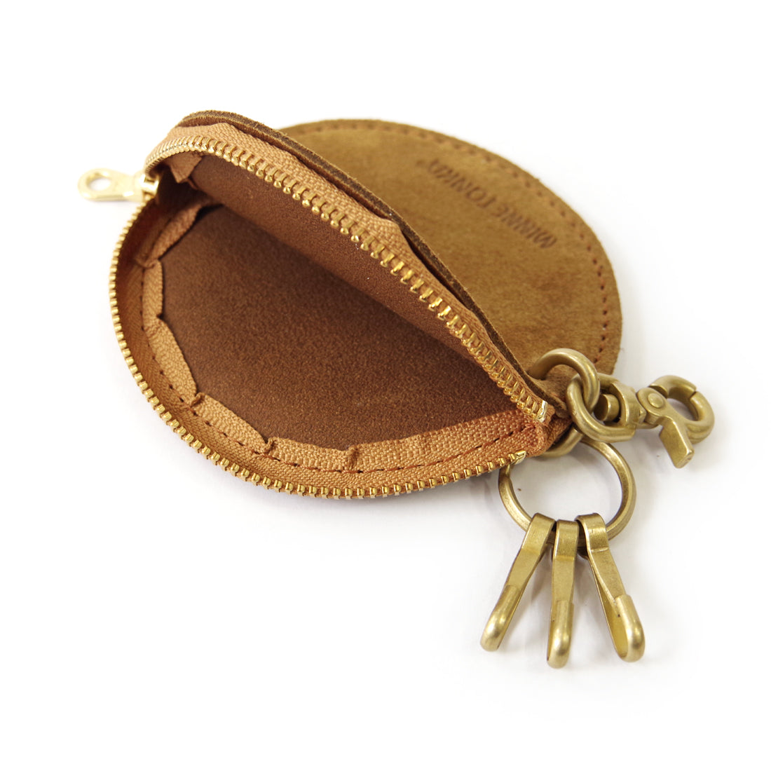 サークルコインケース【CIRCLE COIN CASE】 DARK BROWN