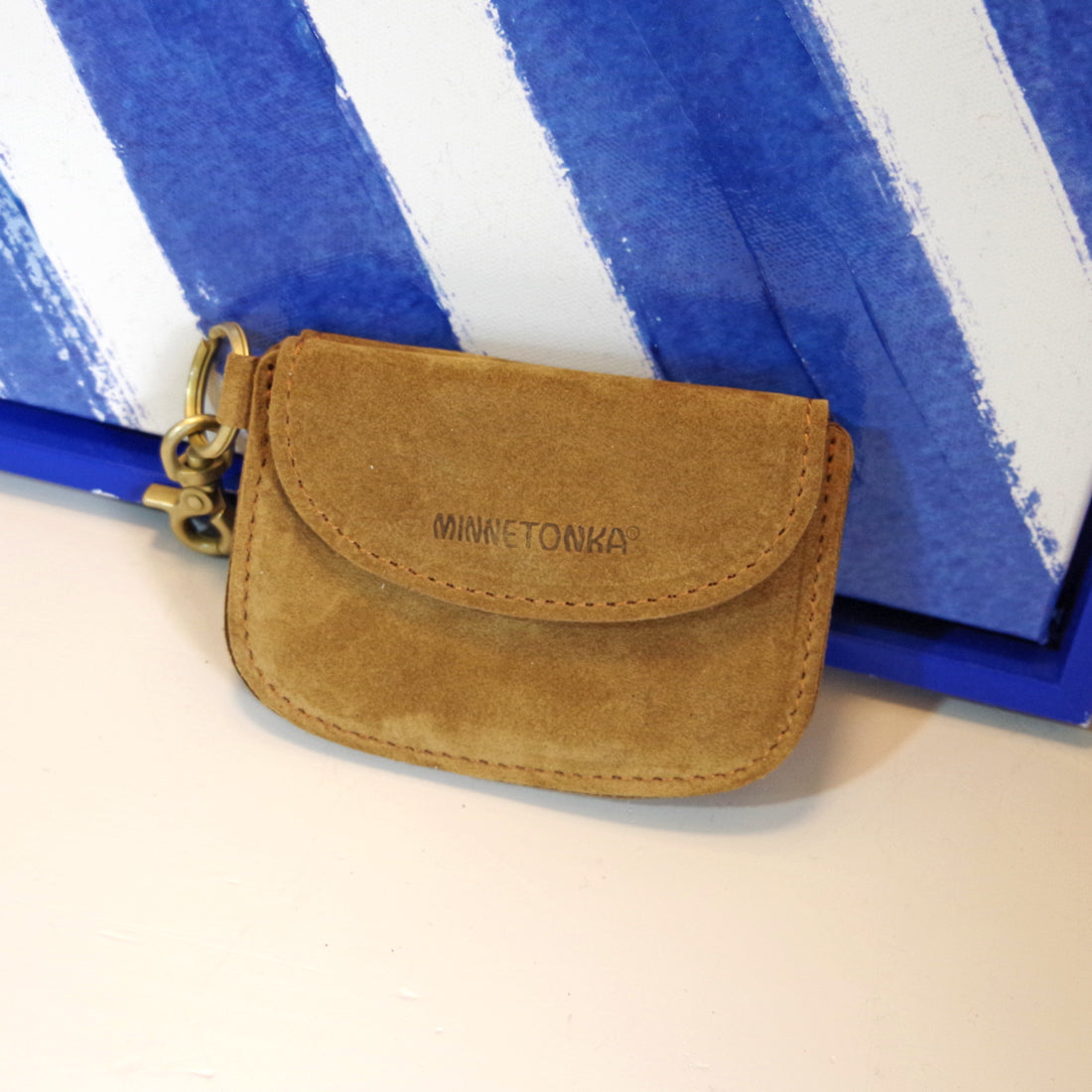 ダブルフラップカードケース【DOUBLE FLAP CARD CASE】 BROWN