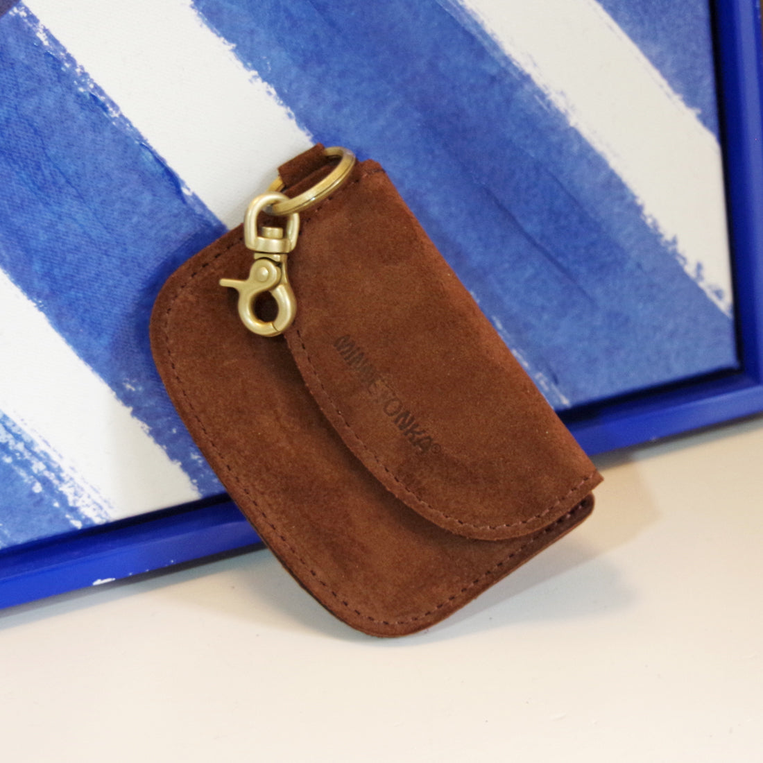 ダブルフラップカードケース【DOUBLE FLAP CARD CASE】 DARK BROWN