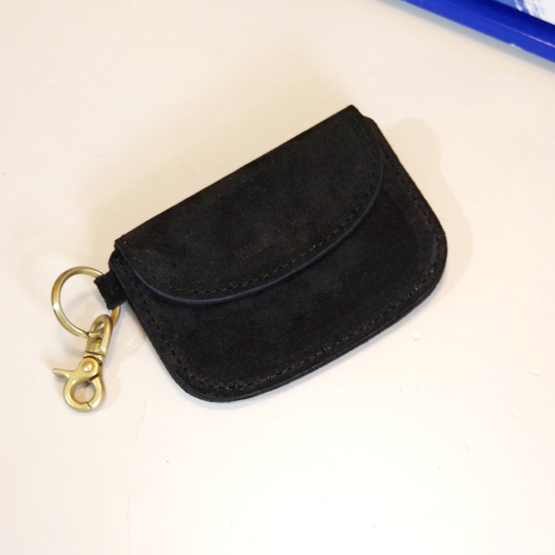 ダブルフラップカードケース【DOUBLE FLAP CARD CASE】 BLACK