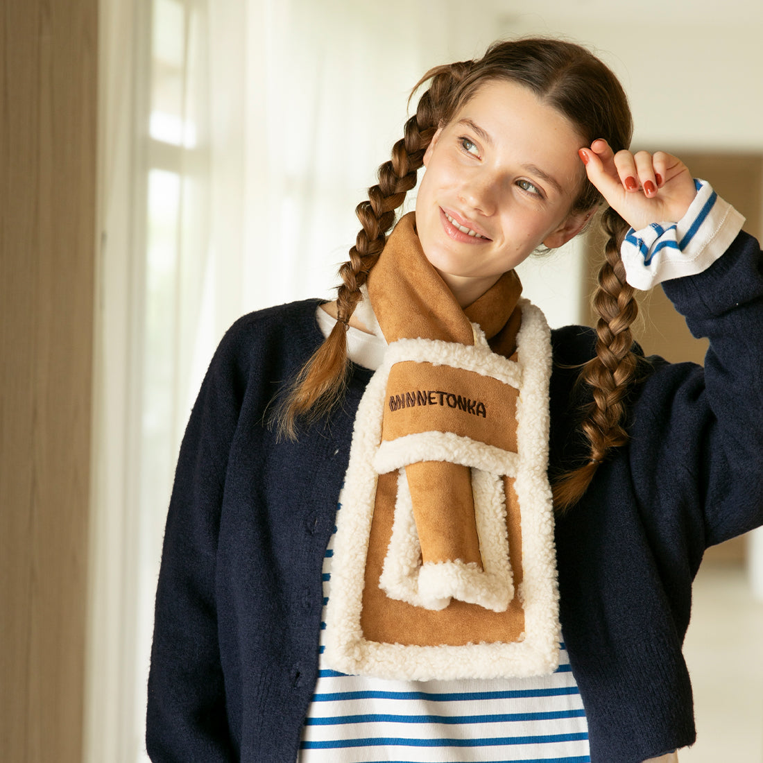 ボアティペット【STANDARD SCARF】 BEIGE