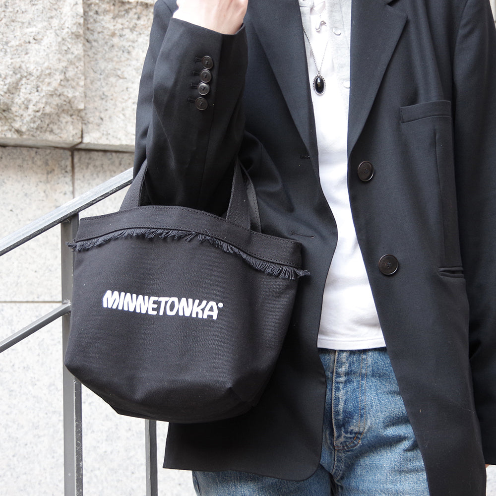 フリンジトートバッグ【FRINGE TOTE BAG】 BLACK