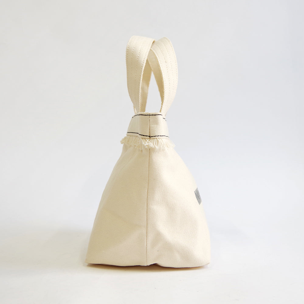 フリンジトートバッグ【FRINGE TOTE BAG】 GREY