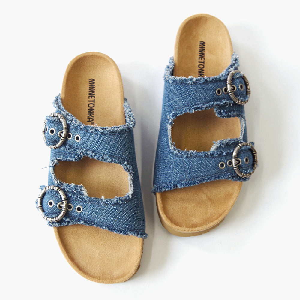 ジョージーン ベルトサンダル【GEORGINE】BLUE DENIM