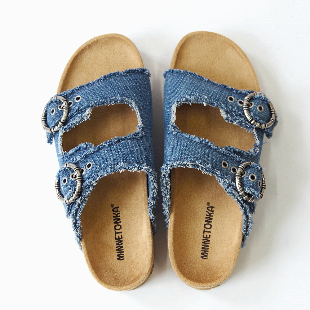 ジョージーン ベルトサンダル【GEORGINE】BLUE DENIM