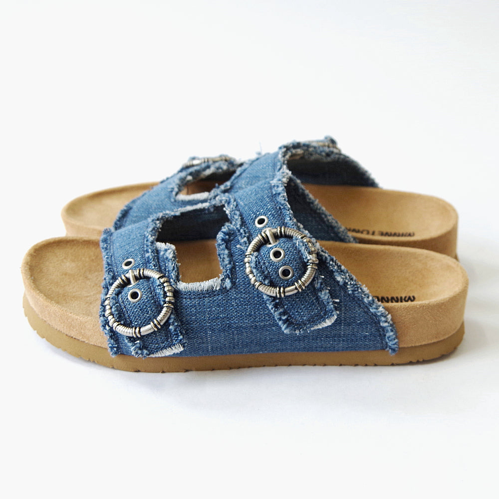 ジョージーン ベルトサンダル【GEORGINE】BLUE DENIM