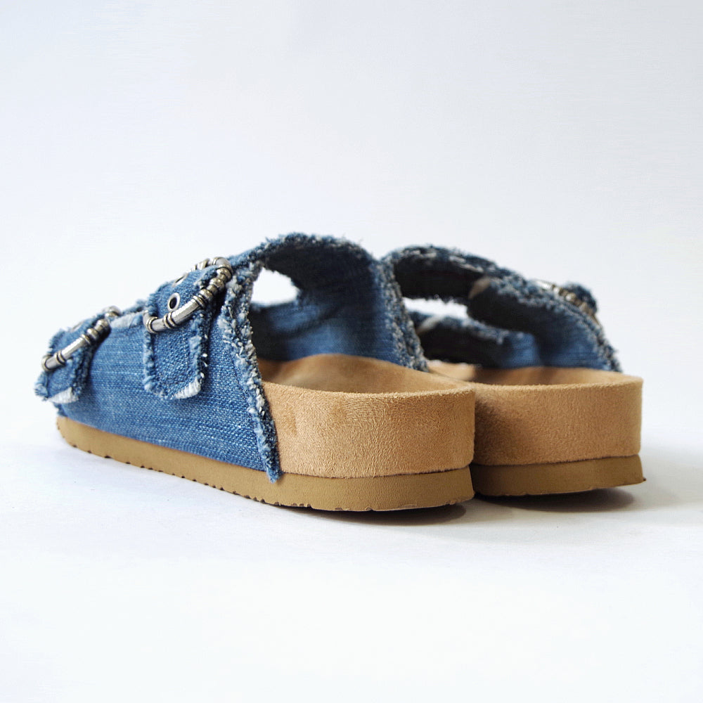 ジョージーン ベルトサンダル【GEORGINE】BLUE DENIM