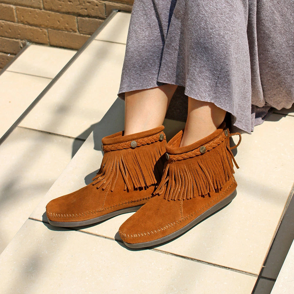 ハイ トップ バックジップブーツ【HI TOP BACK ZIP BOOT】DUSTY BROWN