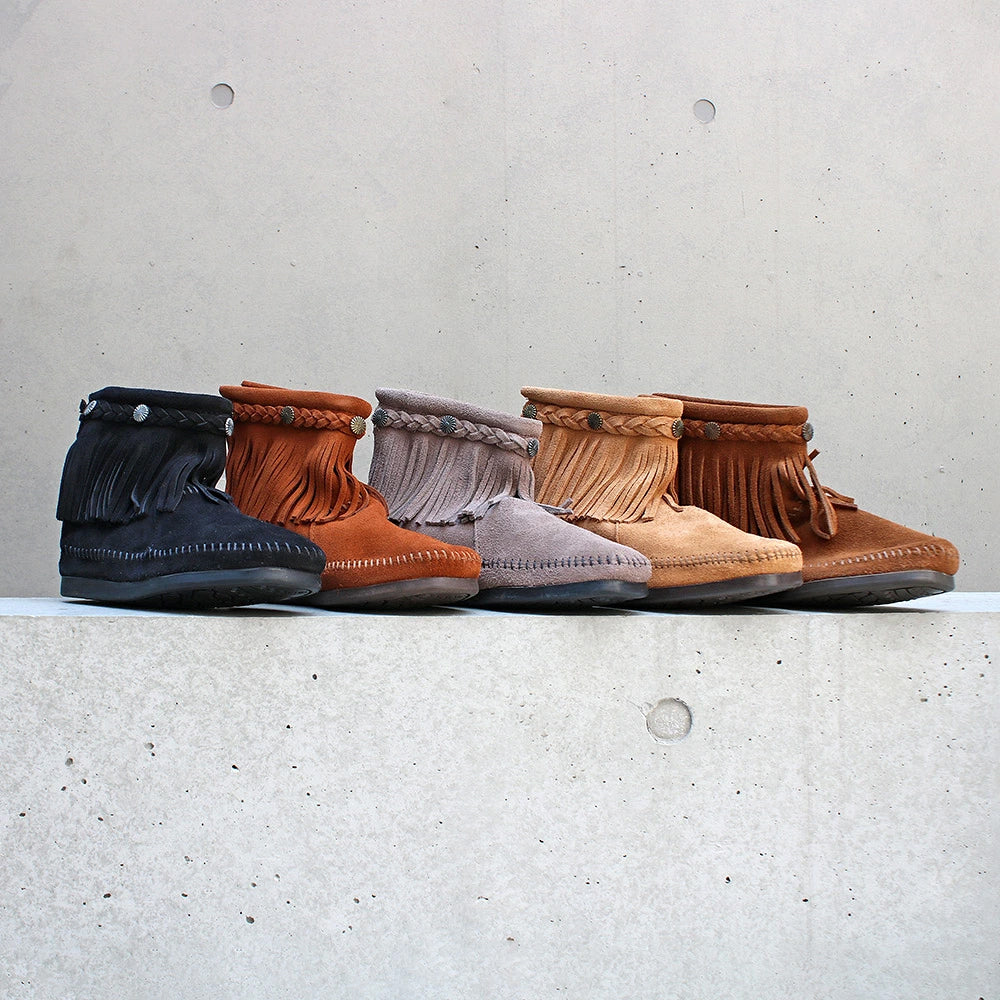 ハイ トップ バックジップブーツ【HI TOP BACK ZIP BOOT】BROWN