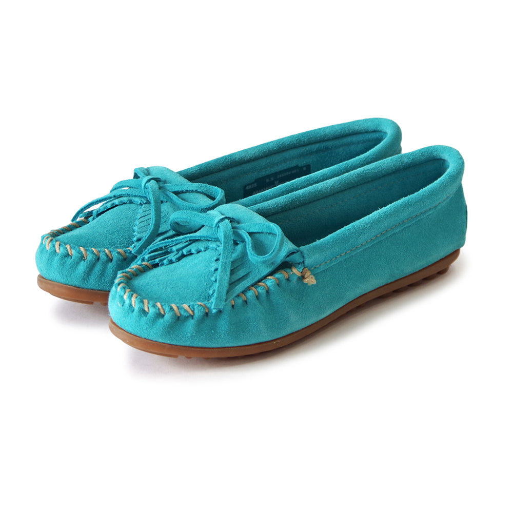 キルティ スエードモカシン【KILTY SUEDEMOC】TURQUOISE