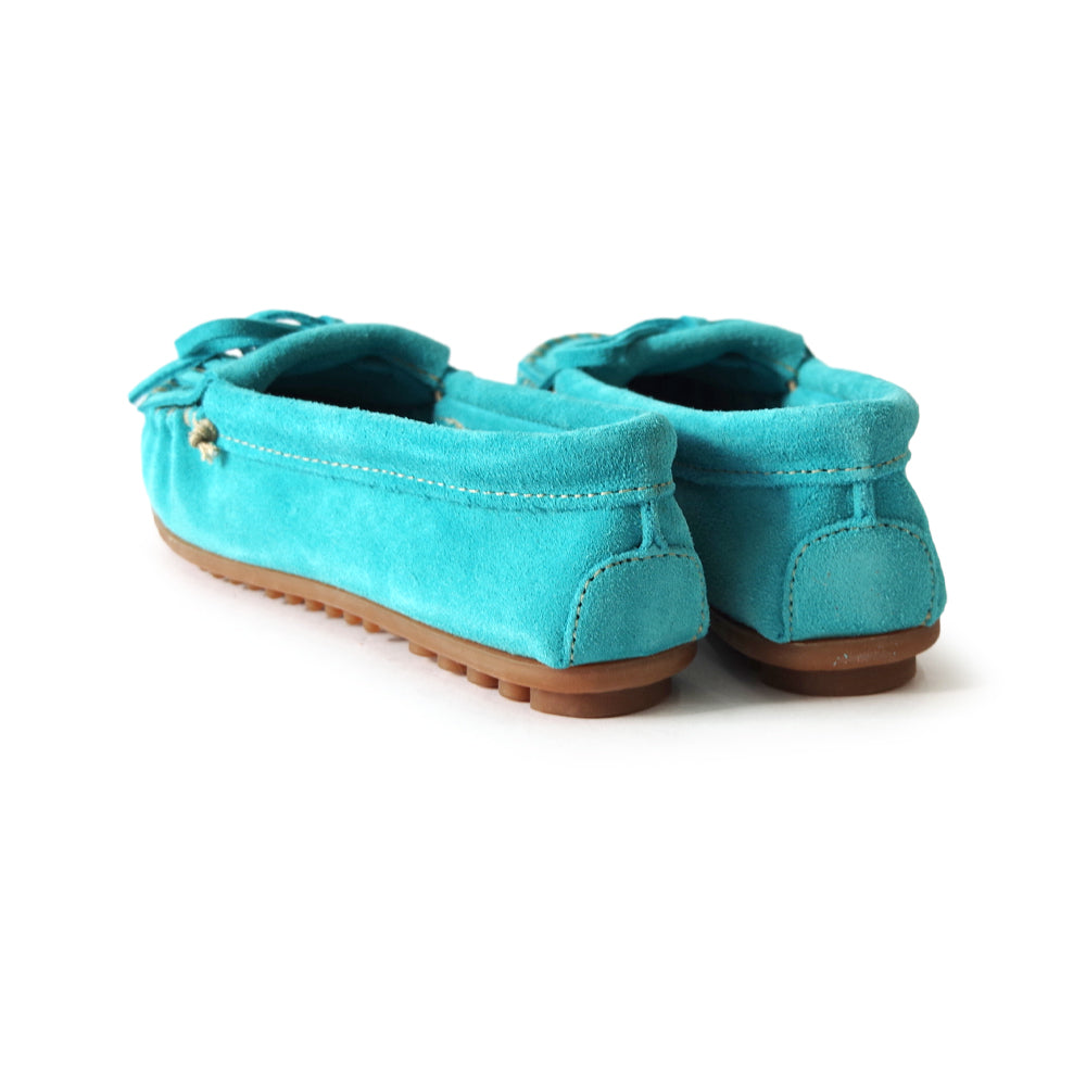 キルティ スエードモカシン【KILTY SUEDEMOC】TURQUOISE