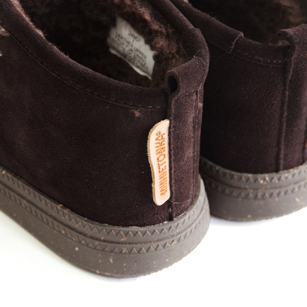 ニットステッチボアブーツ【24M07】DARK BROWN