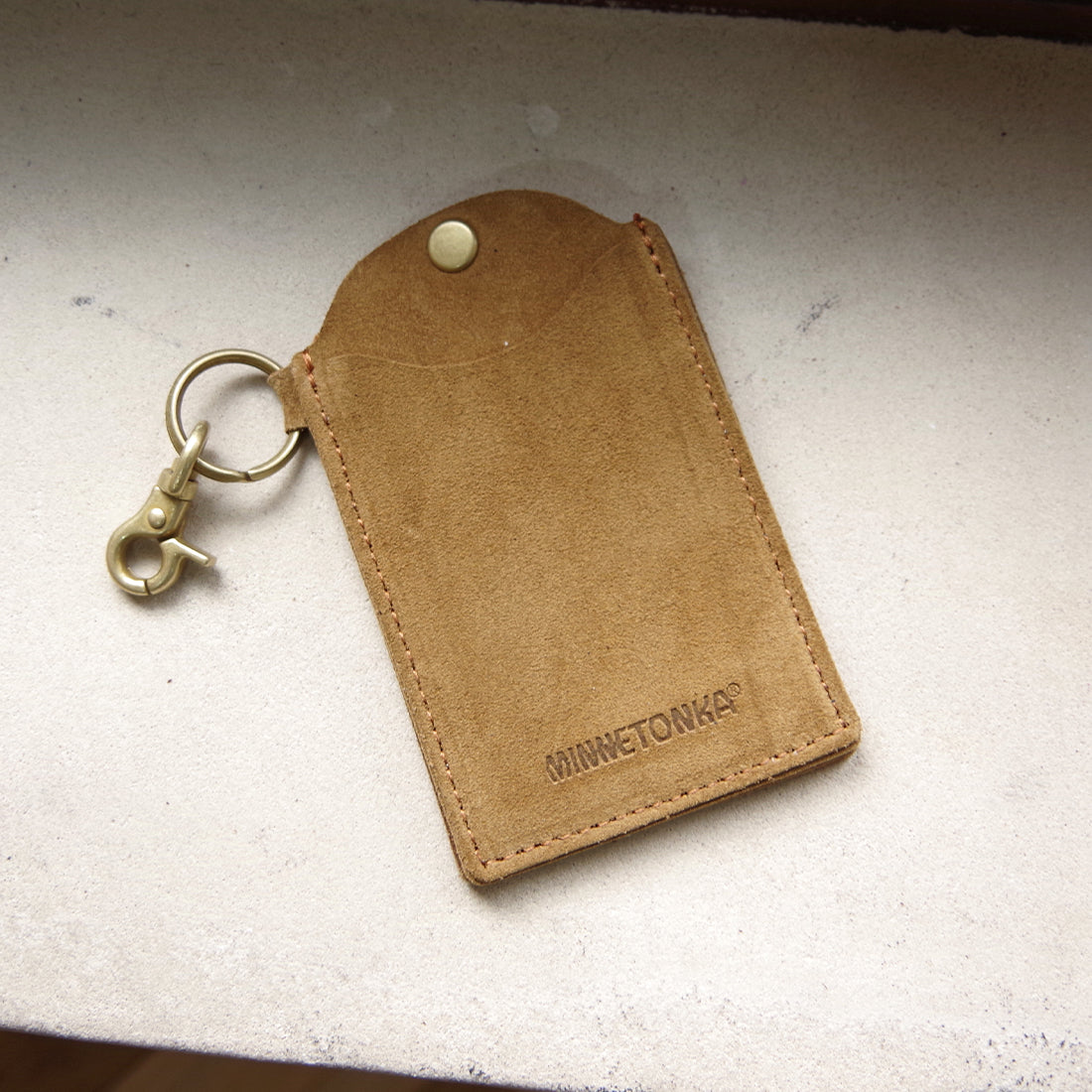 カラビナパスケース【CARABINER CASE】 BROWN