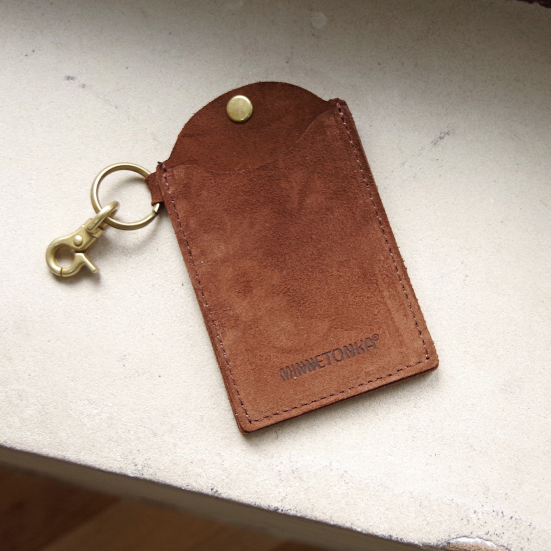 カラビナパスケース【CARABINER CASE】 DARK BROWN