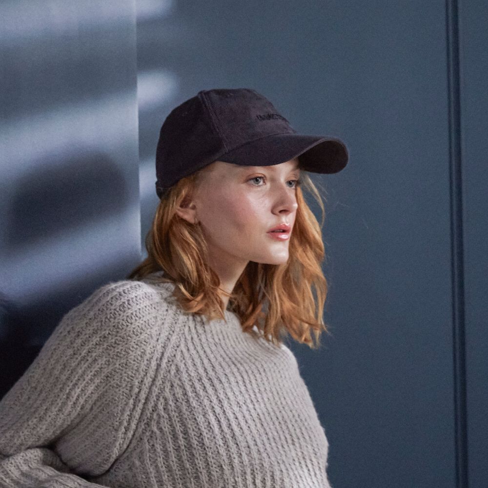 コーデユロイキャップ【CORDUROY LAW CAP】 GREY