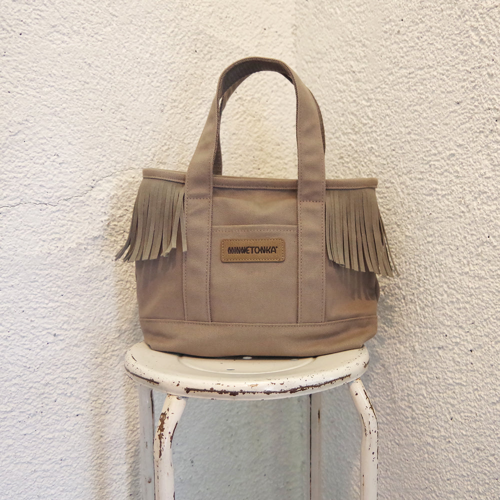 サイドフリンジトートバッグ【SIDE FRINGE 2WAY TOTE BAG】 GREY