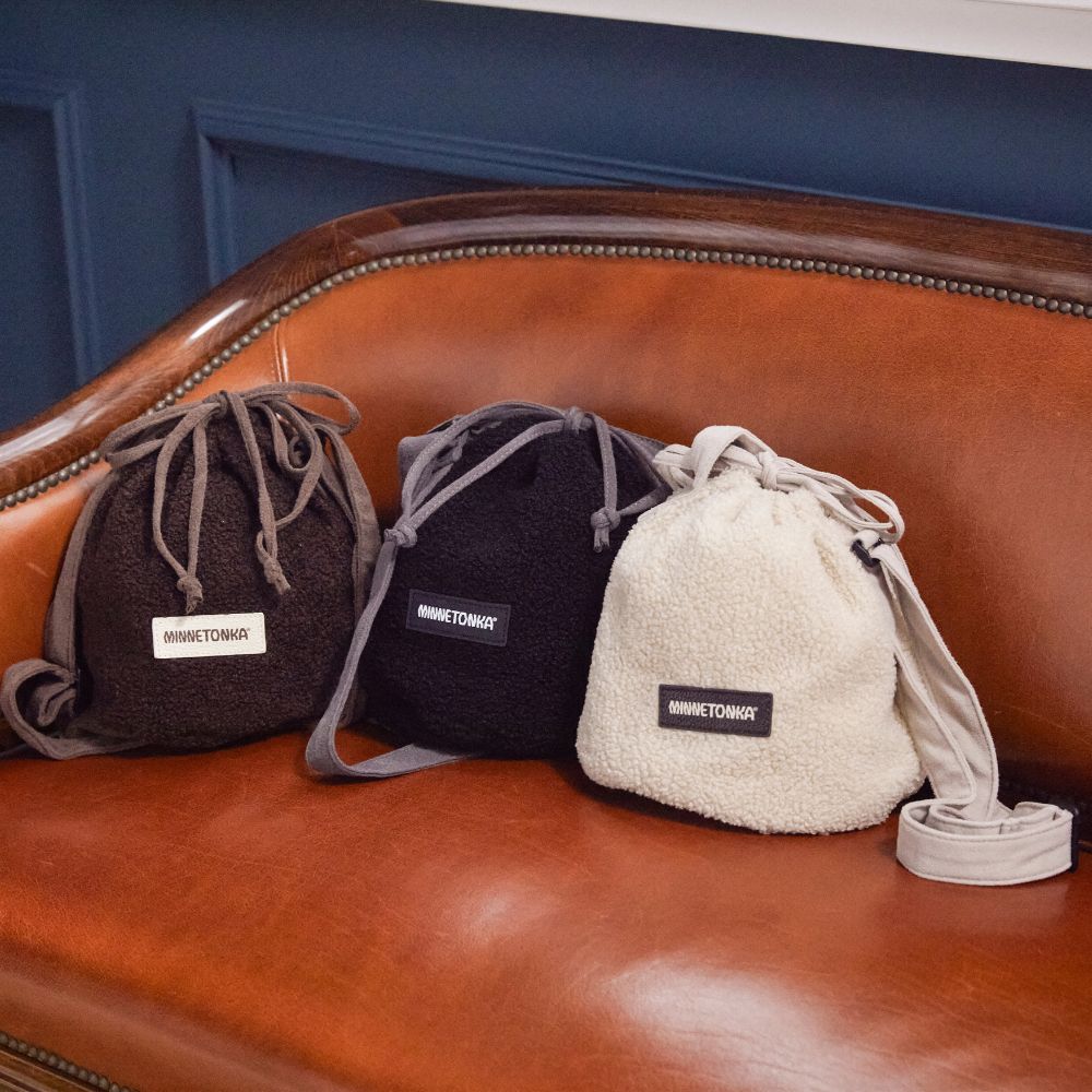 巾着バッグ【PURSE BOA BAG】 IVORY